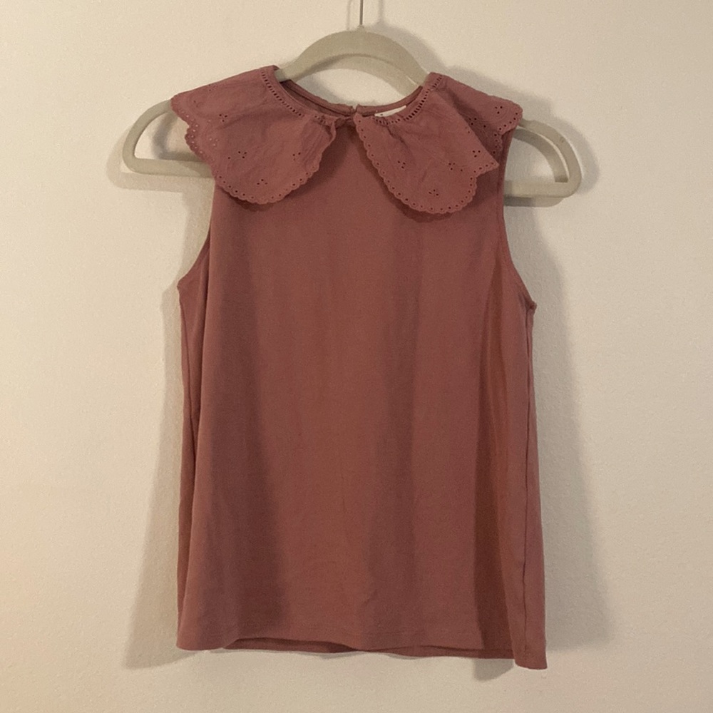 Eyelet Bib Tank, XS